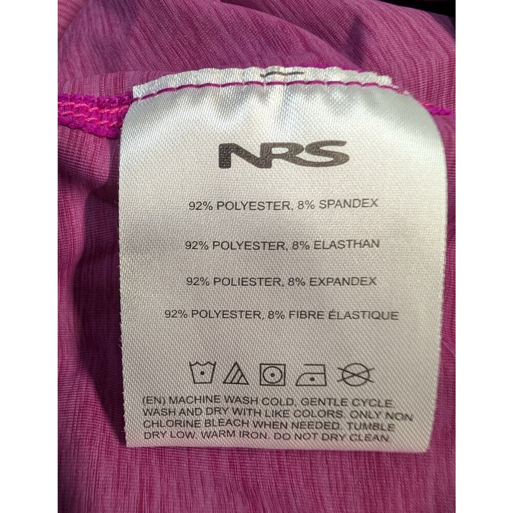 NRS Women’s Long Sleeve Pink Performance Base Layer Top Size M Stretch - Picture 6 of 6